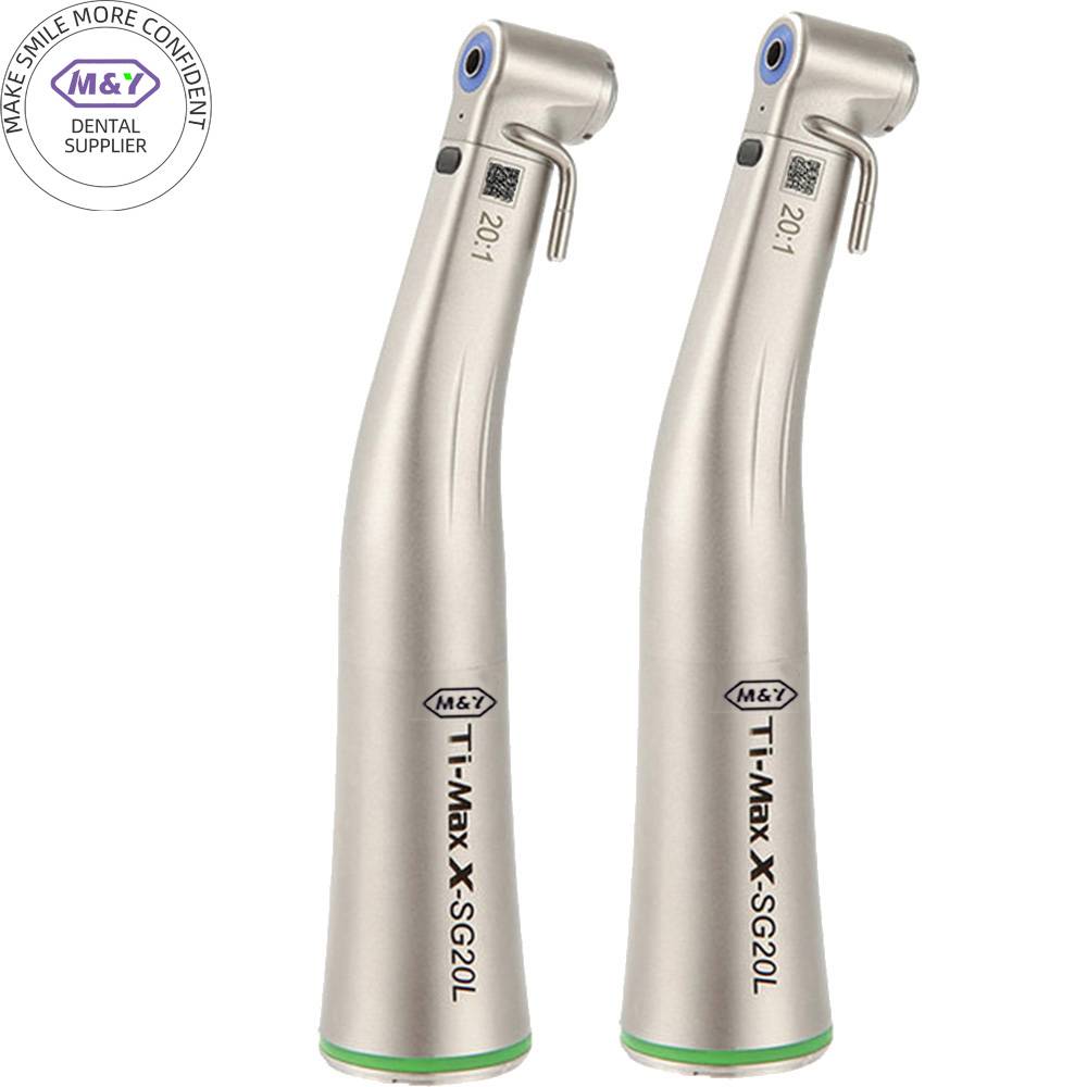 Contre-angle d'implant d'anneau vert clair de lumière LED de fibre optique